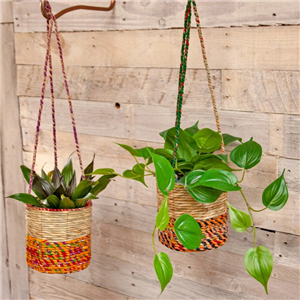 Artisan Plant Basket Small